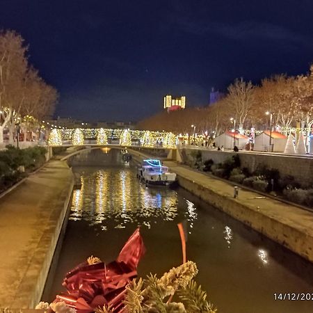 Entre Ville Et Canal, Calme Et Central !Gare A 700 M Нарбонна Экстерьер фото